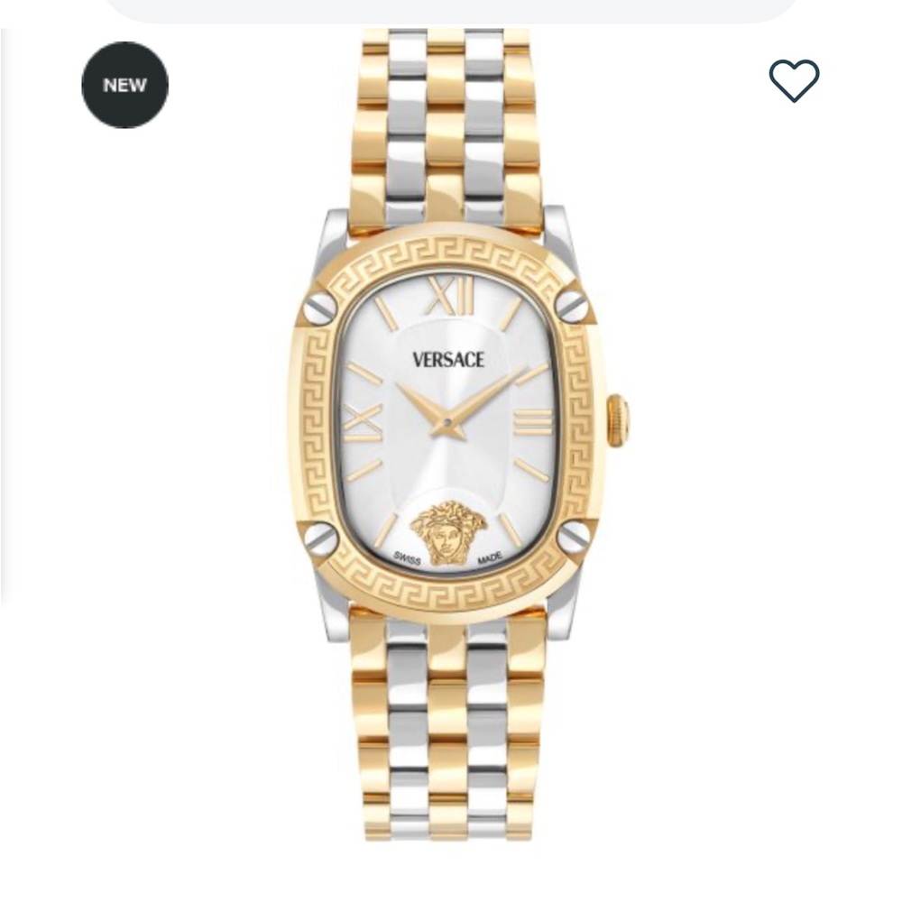 Versace Couture 
Yellow Gold-Plated and
Stainless Steel Watch 29mm -
VE1B01325